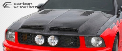 Carbon Creations Carbon Fiber GT500 Hood 05-09 Ford Mustang